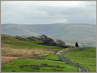 Fox�s Pulpit on Firbank Fell from the road from Grayrigg